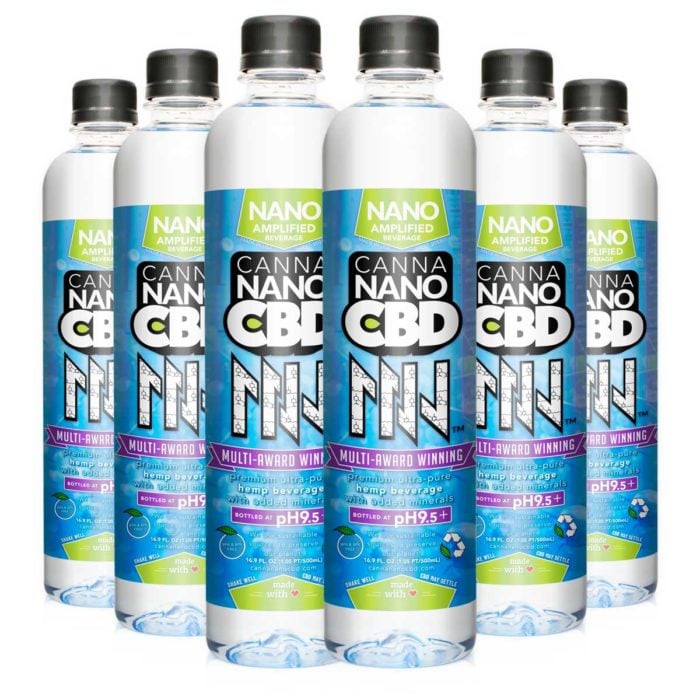 CannaNano CBD Water Six Pack