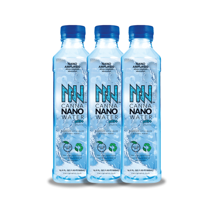 Canna Nano CBD Water Plus 3 pack