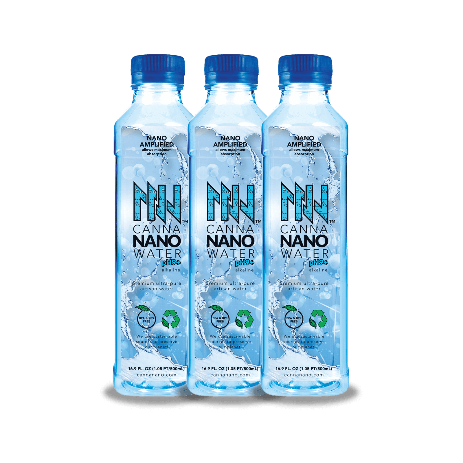Canna Nano CBD Water Plus 3 pack